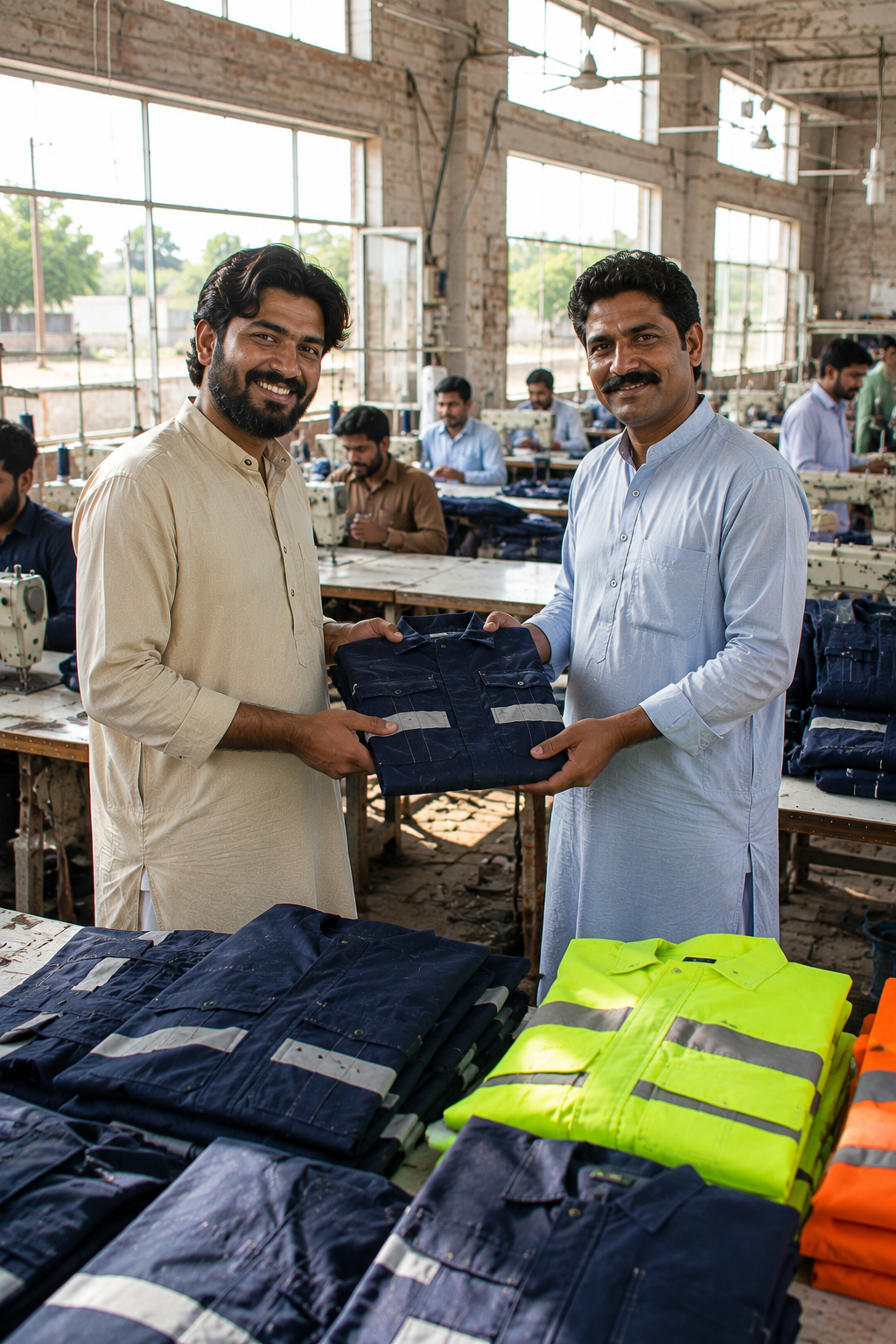 Ranova Wear industrial workwear manufacturing team