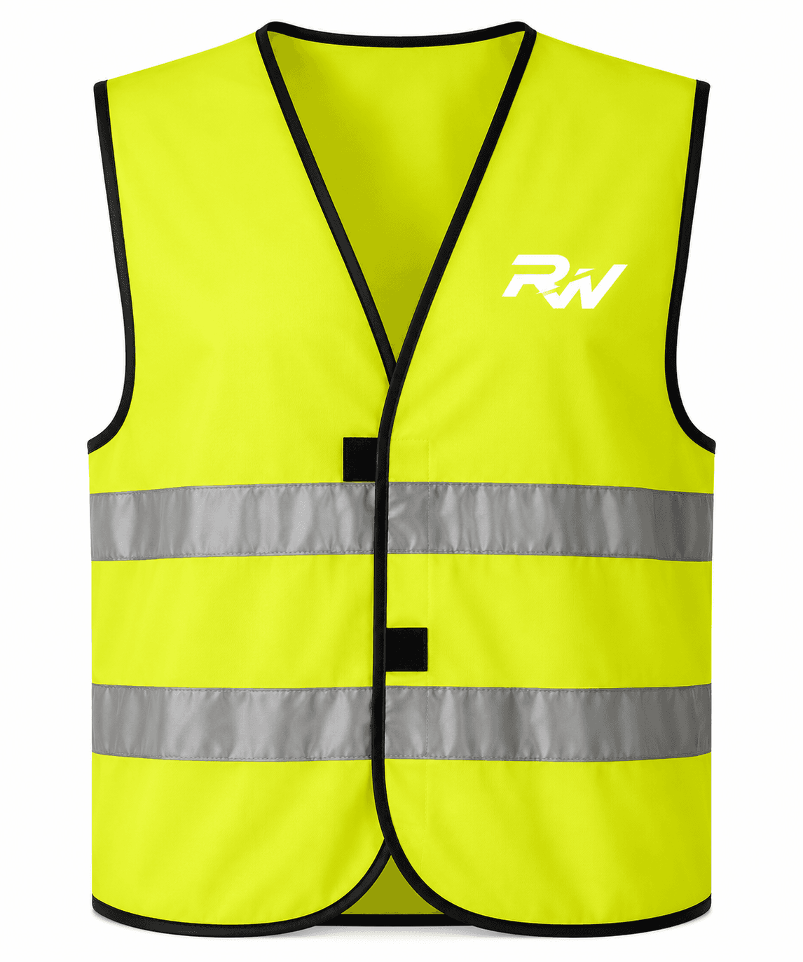 RW-100 Hi-Vis Safety Vest Fluorescent Yellow Front View