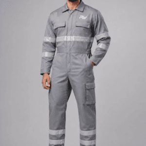 RWC-005 Reflective Grey Industrial Coverall