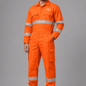 RWC-003 Reflective Orange Industrial Coverall