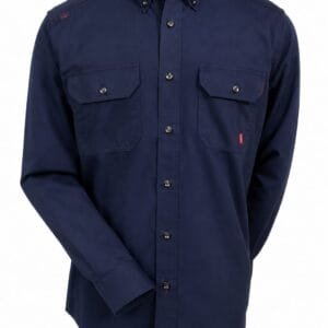 Flame Resistant Work Shirt, FR Work Shirt, Navy FR Shirt, Industrial FR Shirt, Fire Resistant Shirt, Arc Flash Work Shirt, Oil and Gas Workwear, Welding FR Clothing, Mining Safety Clothing, Industrial Protective Clothing, OEM Flame Resistant Clothing, Private Label FR Workwear, Factory Direct FR Clothing, Safety Workwear, Ranova Wear