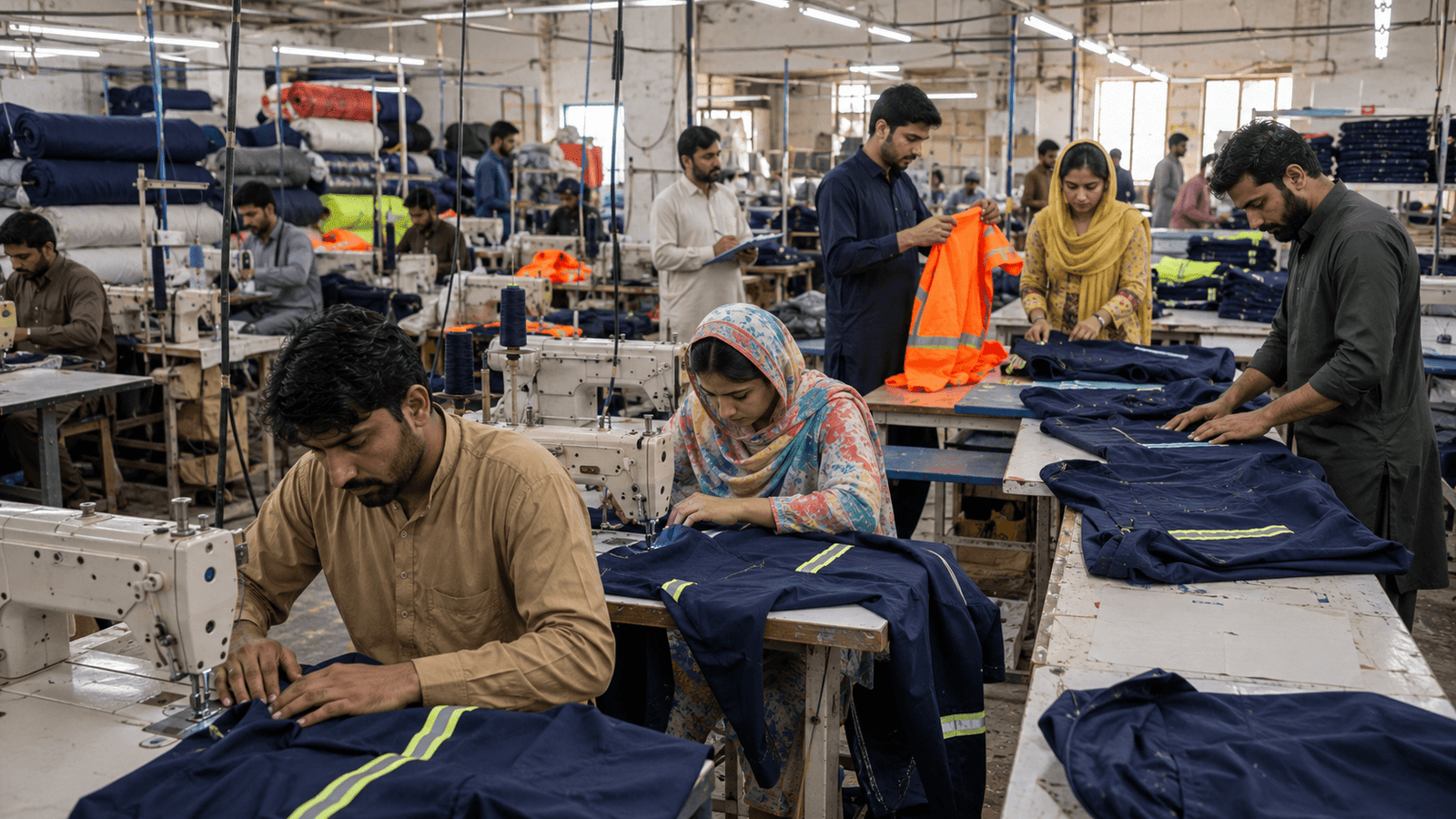 OEM ODM CMT workwear manufacturing facility