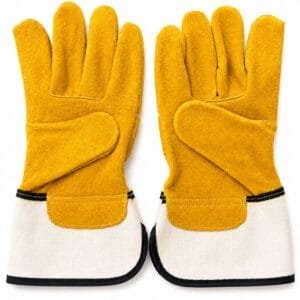 RWG-003 Premium Split Cowhide Leather Rigger Gloves with Reinforced Palm