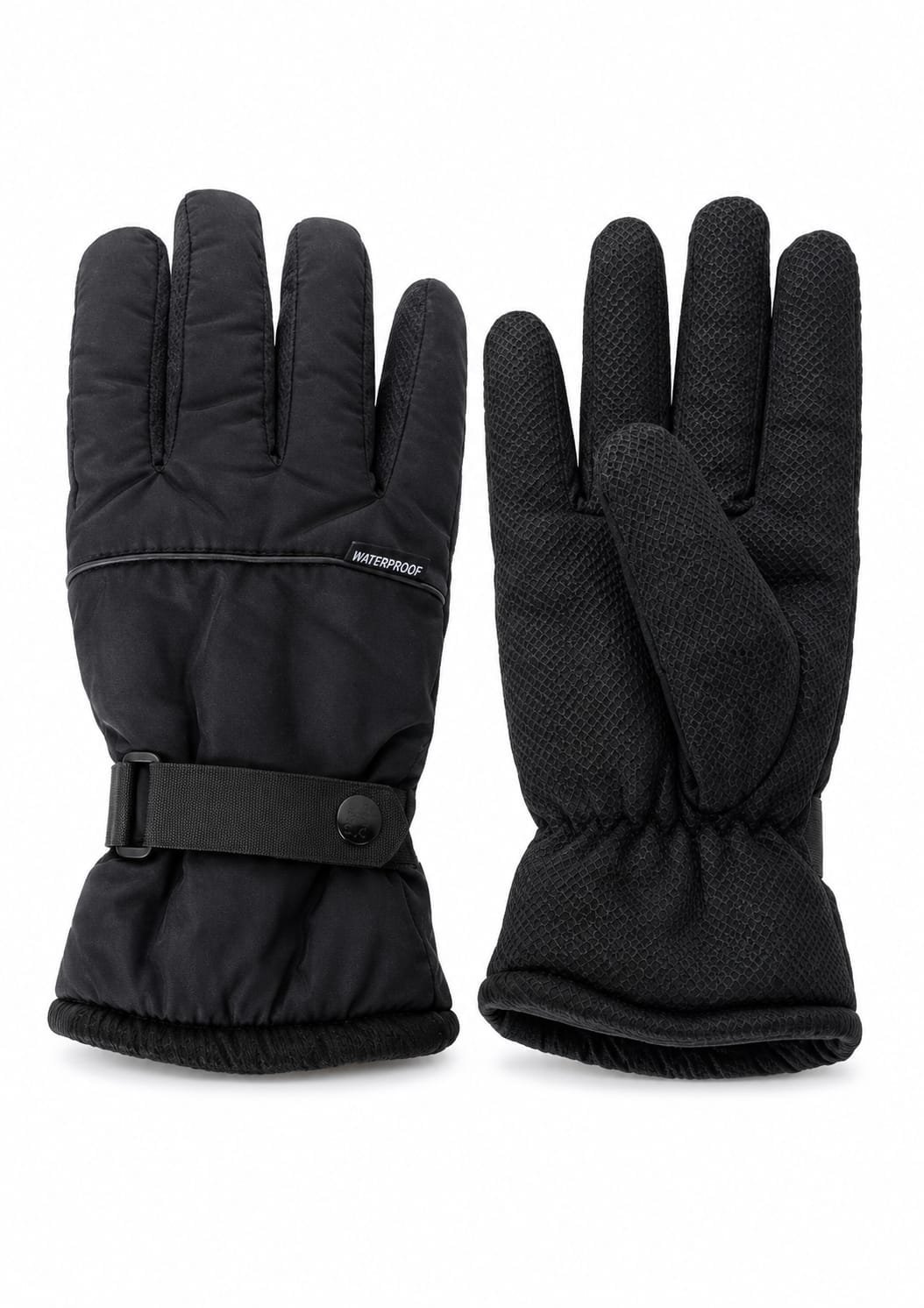 RWG-006 Winter Insulated Safety Work Gloves with Thermal Lining and Adjustable Wrist Strap